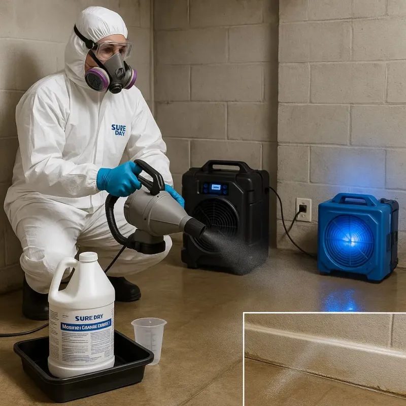 Sanitization and Odor Removal process in Northlakes, NC