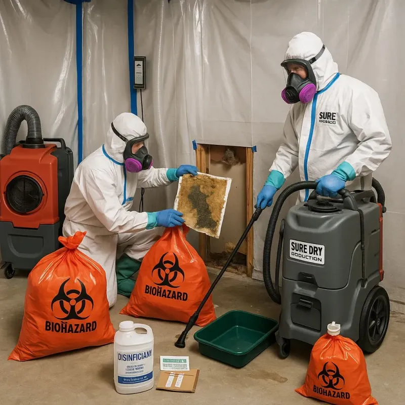 Contaminated Water Handling Protocols process in Northlakes, NC